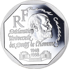 Coin, France, René Cassin, 100 Francs, 1998, Paris, Proof, MS(65-70), Silver