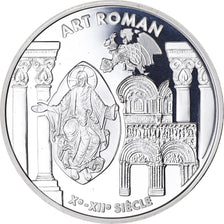 France, Europa - L'art roman, Euro, 1999, Paris, MS(65-70), Silver