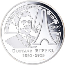 France, 20 Euro, Gustave Eiffel, 2009, Paris, Piéfort, Proof / BE, MS(65-70)