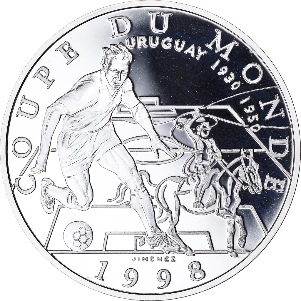 Moneta, Francia, Coupe du Monde - Uruguay, 10 Francs, 1996, Paris, BE, FDC