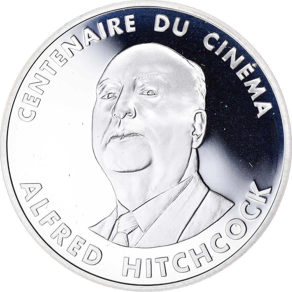 Monnaie, France, Alfred Hitchcock, Centenaire du Cinéma, 100 Francs, 1995