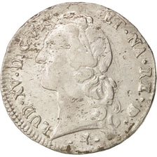France, Louis XV, Écu de Béarn au bandeau, 1764, Pau, VF(30-35), Silver, KM 518