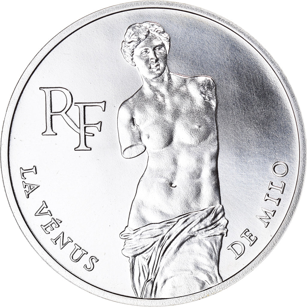 Coin, France, Vénus de Milo, 100 Francs, 1993, ESSAI, MS(65-70), Silver