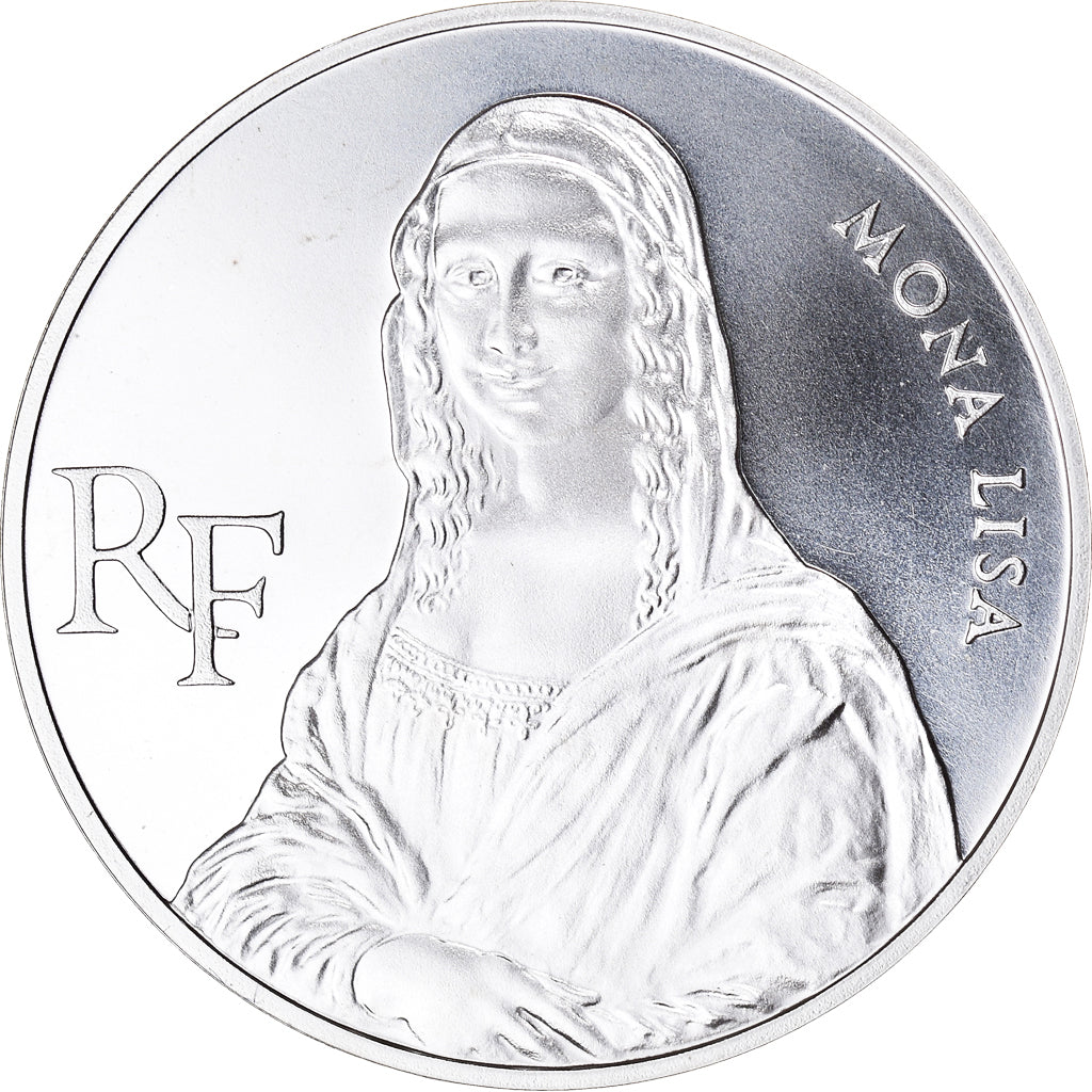 Monnaie, France, Mona Lisa, Bicentenaire du Musée du Louvre, 100 Francs, 1993