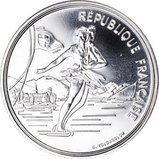 Coin, France, patinage artistique, JO Albertville 92, 100 Francs, 1989, ESSAI