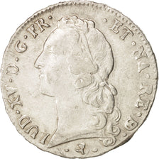 Francia, Louis XV, Écu de Béarn au bandeau, 1764, Pau, MB+, Argento, KM 518