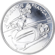 Coin, France, Albertville - Bobsledding, 100 Francs, 1990, ESSAI, MS(65-70)