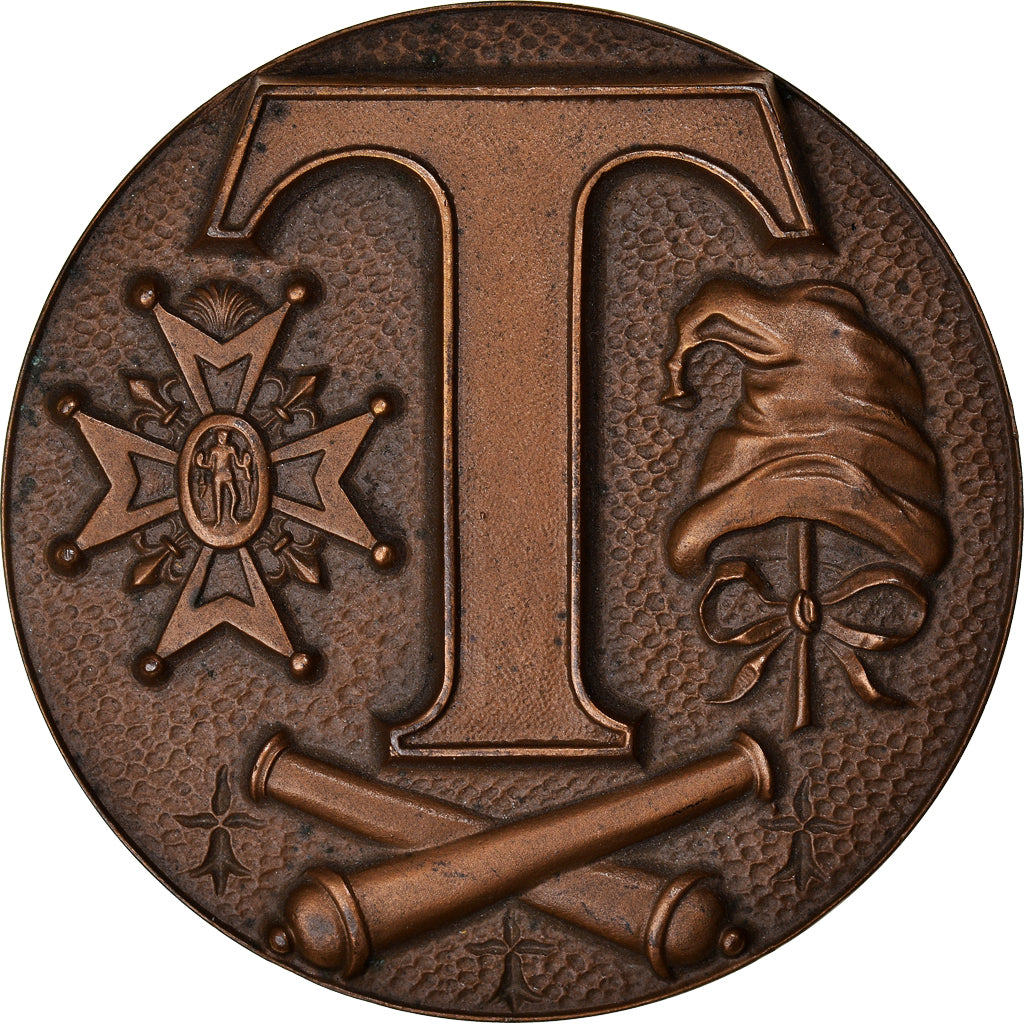 Francja, Medal, Escorteur d'Escadre Tartu, Lancé à Nantes, Military, 1955