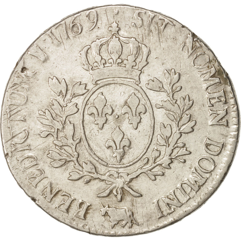 Frankreich, Louis XV, Écu de Béarn au bandeau, 1769, Pau, S, Silber, KM 518