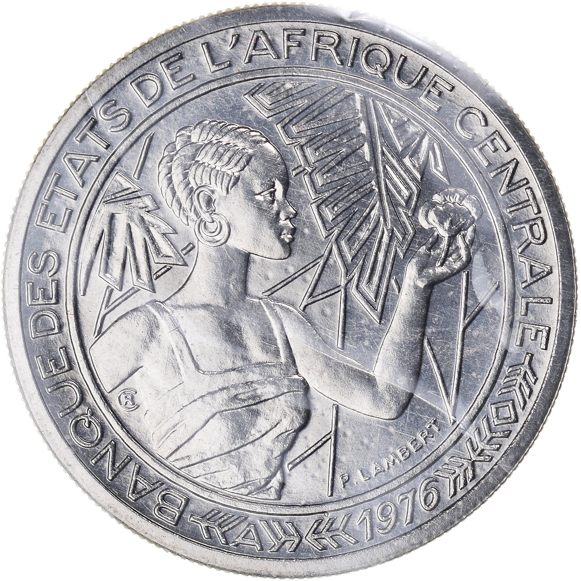 Coin, Central African States, 500 Francs, 1976, Paris, Essai FDC, MS(65-70)