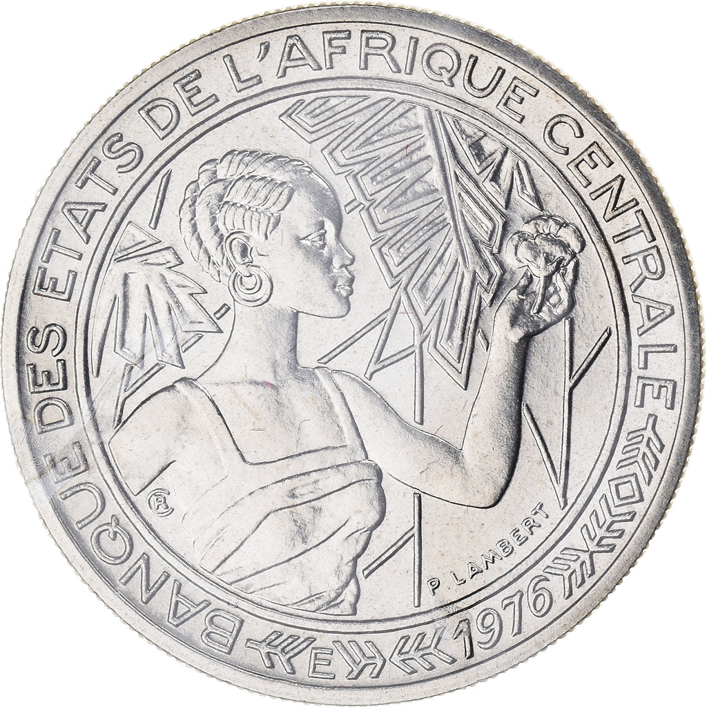 Münze, Zentralafrikanische Staaten, 500 Francs, 1976, Paris, Essai FDC, STGL
