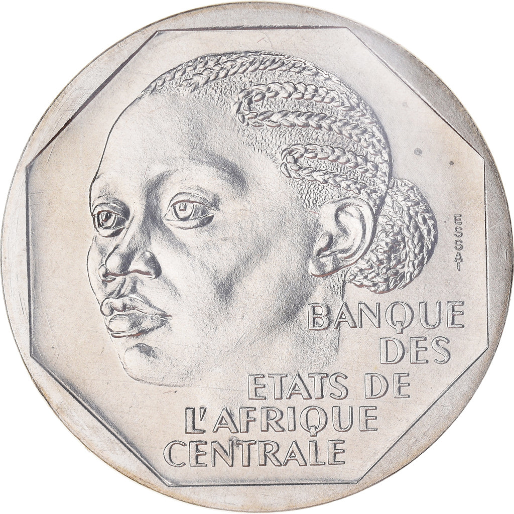 Moneta, Gabon, 500 Francs, 1985, Paris, ESSAI, FDC, Nichel, KM:E7