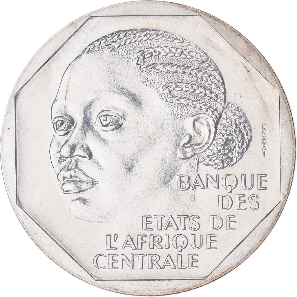 Coin, Congo Republic, 500 Francs, 1985, Paris, ESSAI, MS(65-70), Nickel, KM:E5