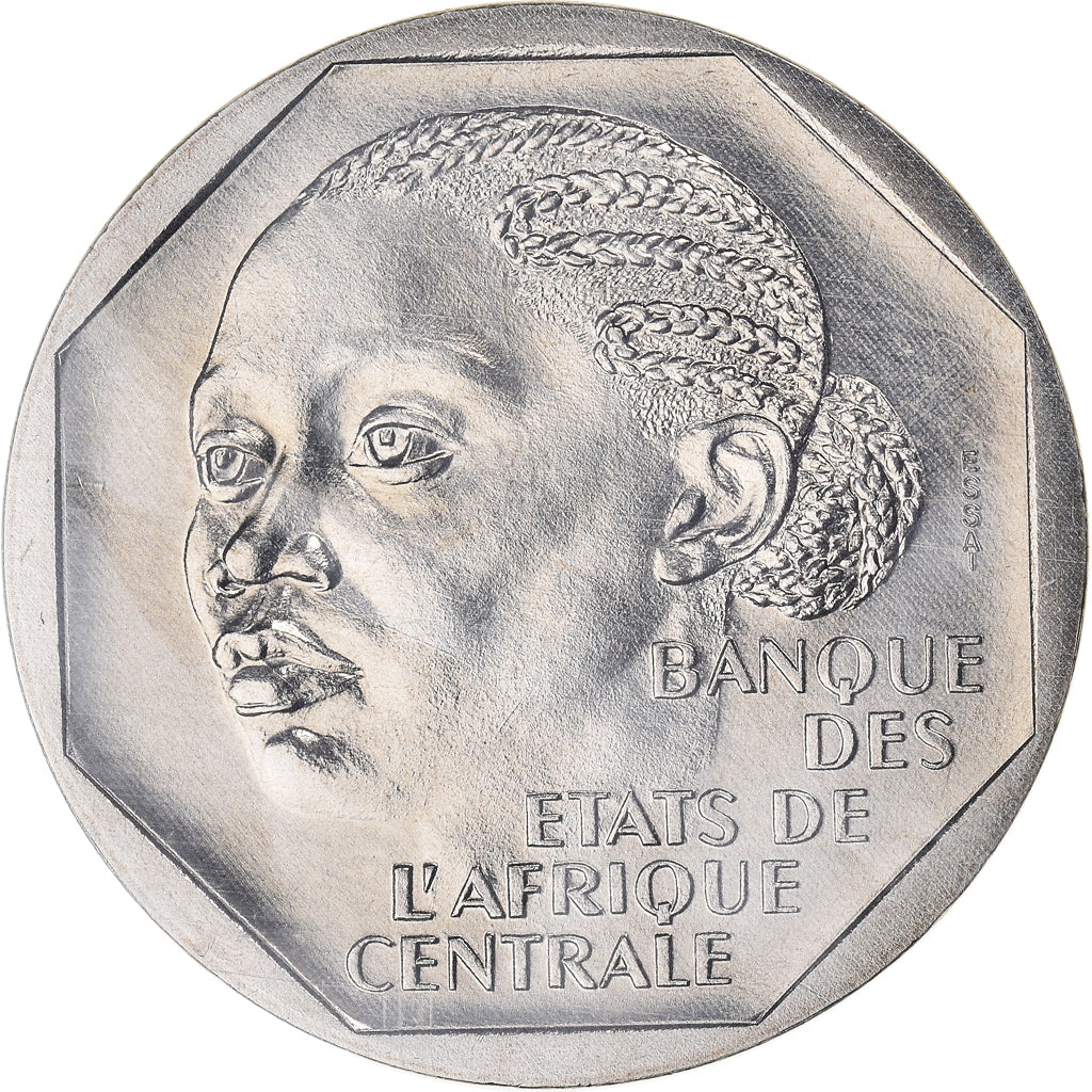 Moneta, Ciad, 500 Francs, 1985, Paris, ESSAI, FDC, Rame-nichel, KM:E6