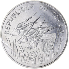 Coin, Chad, 100 Francs, 1975, Paris, ESSAI, MS(65-70), Nickel, KM:E5