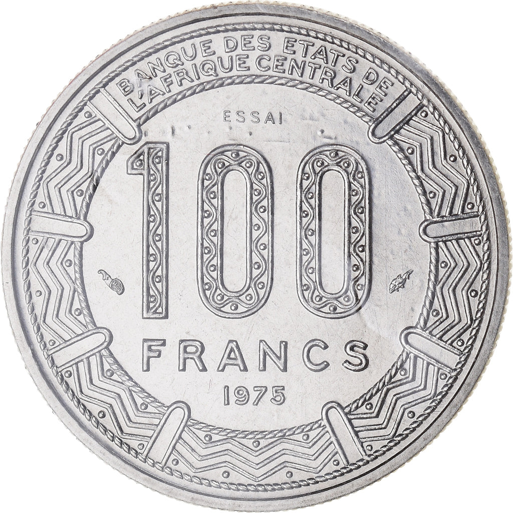 Münze, Congo Republic, 100 Francs, 1975, Paris, ESSAI, STGL, Nickel, KM:E3