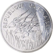 Coin, Gabon, 100 Francs, 1975, Paris, ESSAI, MS(65-70), Nickel, KM:E6