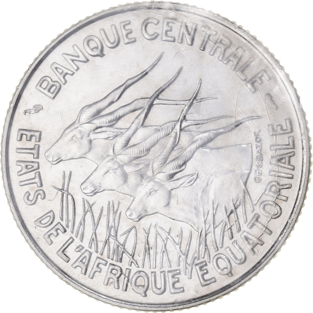 Monnaie, États de l'Afrique équatoriale, 100 Francs, 1966, Paris, ESSAI, FDC