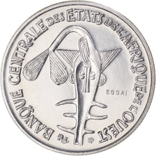 Coin, West African States, 50 Francs, 1972, Paris, MS(65-70), Copper-nickel