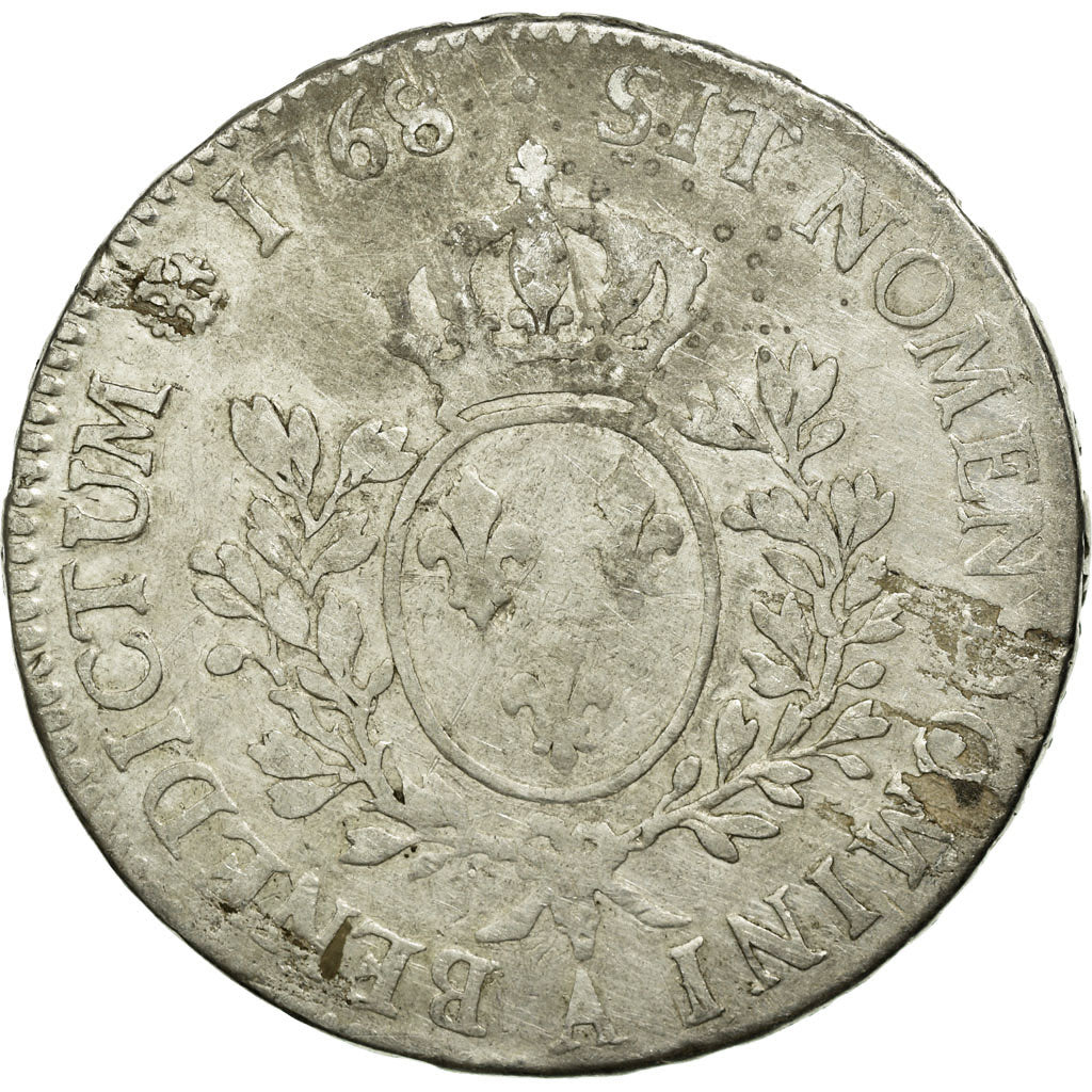 Coin, France, Louis XV, Écu au bandeau, Ecu, 1768, Paris, VF(20-25), Silver