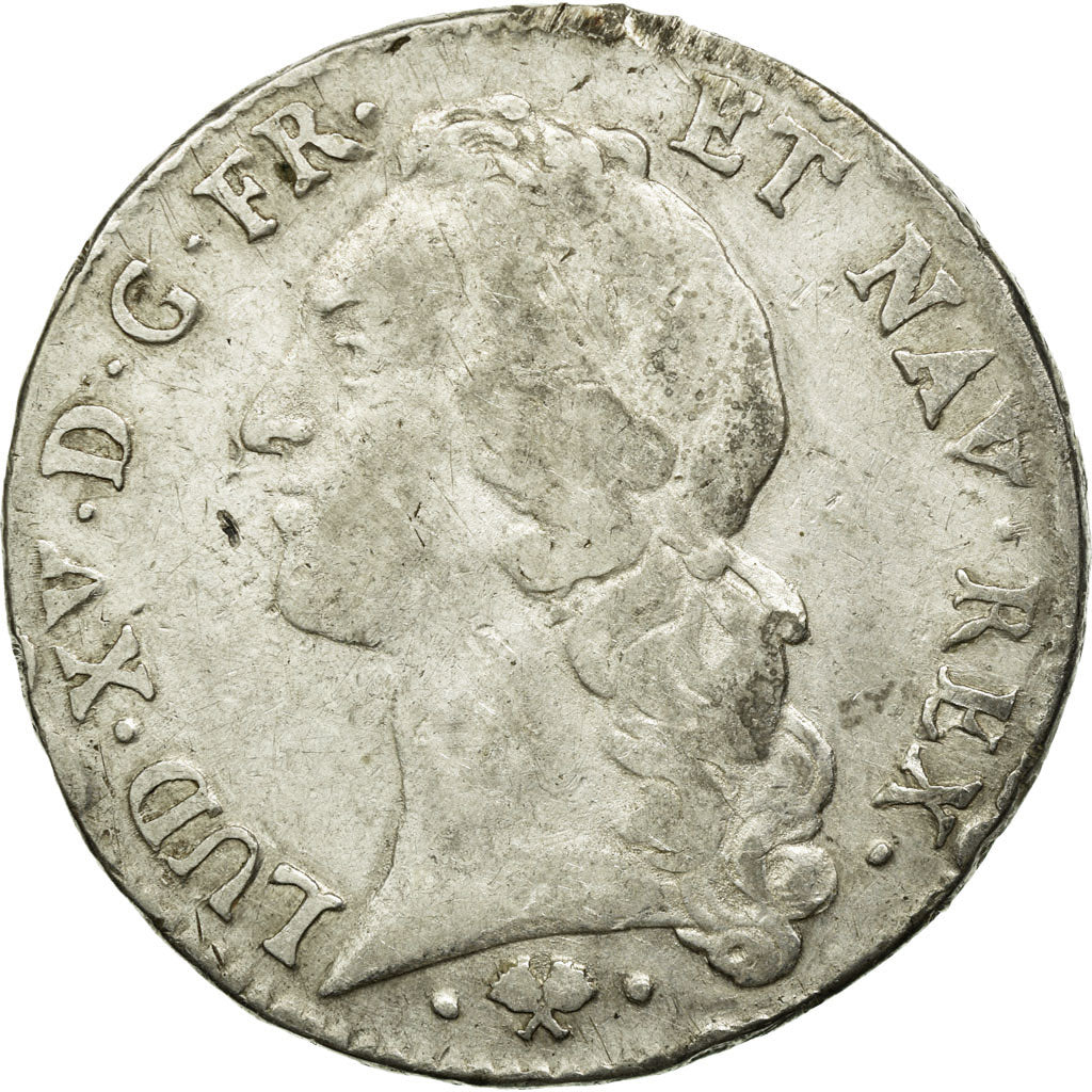 Münze, Frankreich, Louis XV, Écu au bandeau, Ecu, 1761, Bayonne, S+, Silber