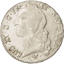 Francia, Louis XV, Écu au bandeau, 1763, Bayonne, MB, Argento, KM:512.12
