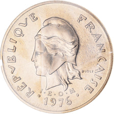 Coin, French Polynesia, 100 Francs, 1976, Paris, ESSAI, MS(65-70)