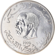 Coin, Tunisia, Dinar, 1976, ESSAI, MS(65-70), Copper-nickel, KM:E36