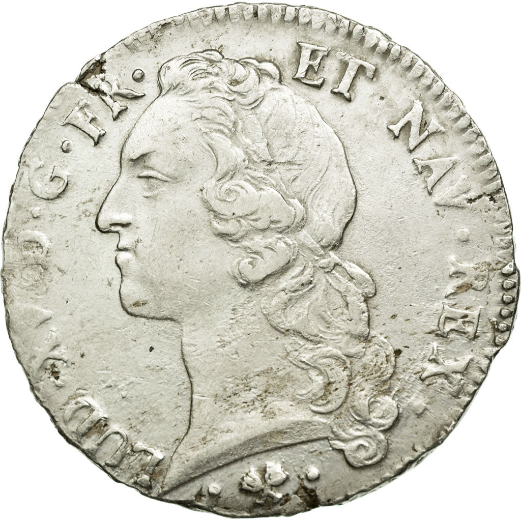 Coin, France, Louis XV, Écu au bandeau, Ecu, 1763, Bayonne, VF(30-35), Silver
