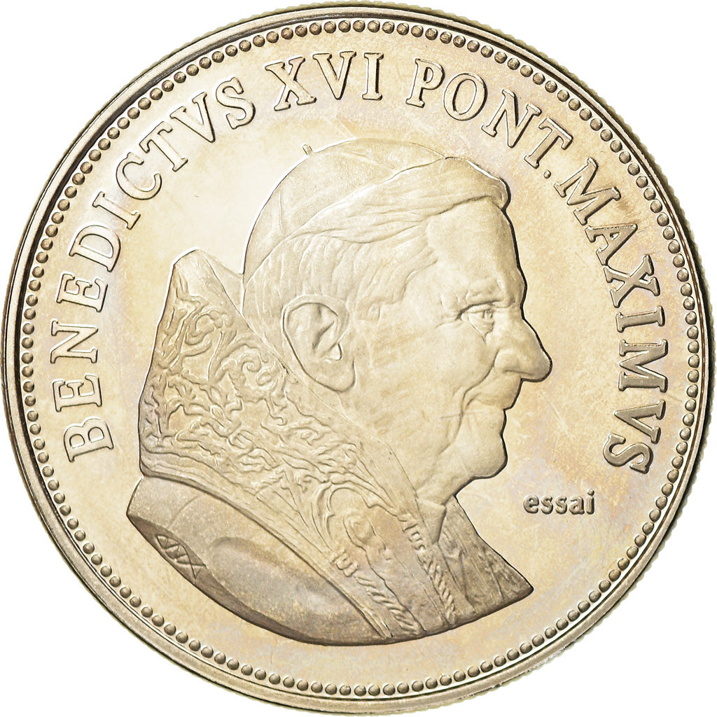 Vatican, Medal, Benoit XVI, MS(65-70), Copper-nickel