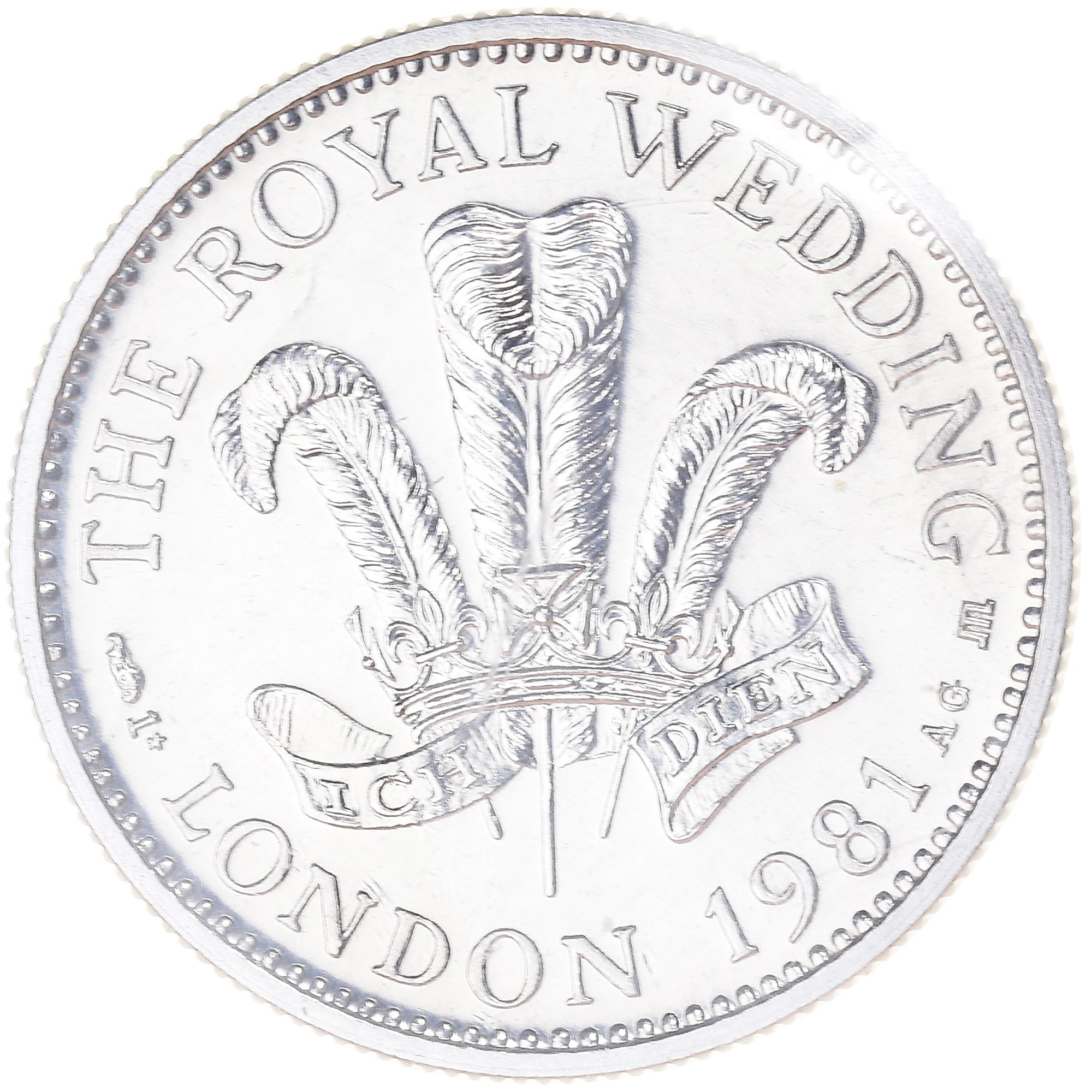 Royaume-Uni, Médaille, The Royal Wedding, Prince of Wales-Lady Diana, 1981
