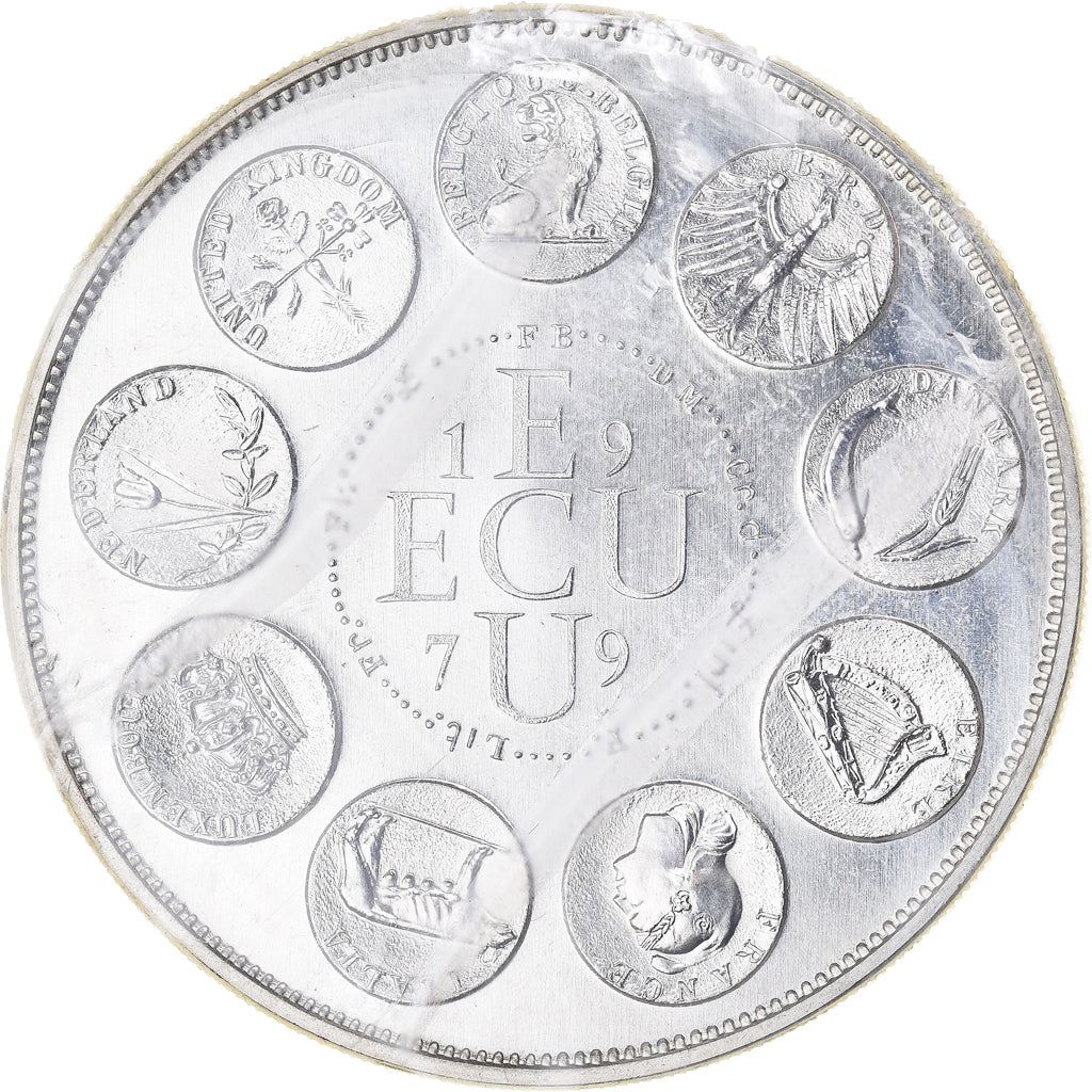 Frankreich, Medaille, Ecu Europa, Marianne, 1979, Rodier, FDC, STGL, Silber