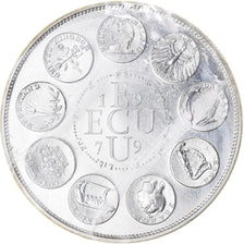 Frankreich, Medaille, Ecu Europa, Marianne, 1979, Rodier, FDC, STGL, Silber