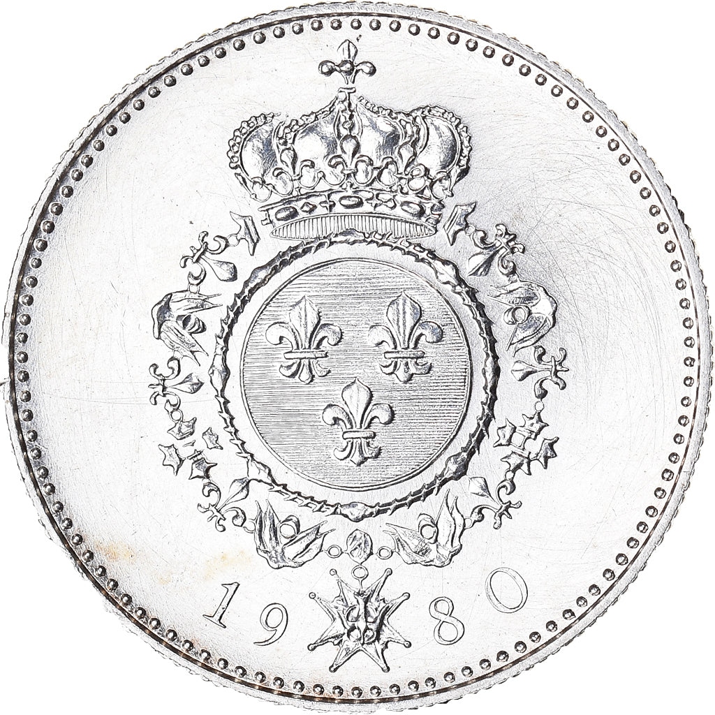France, Medal, Louis XIV, Roi de France et de Navarre, History, 1980, MS(63)