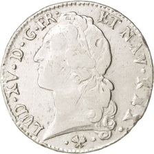 Francia, Louis XV, Écu au bandeau, 1764, Bayonne, BC+, Plata, KM:512.12