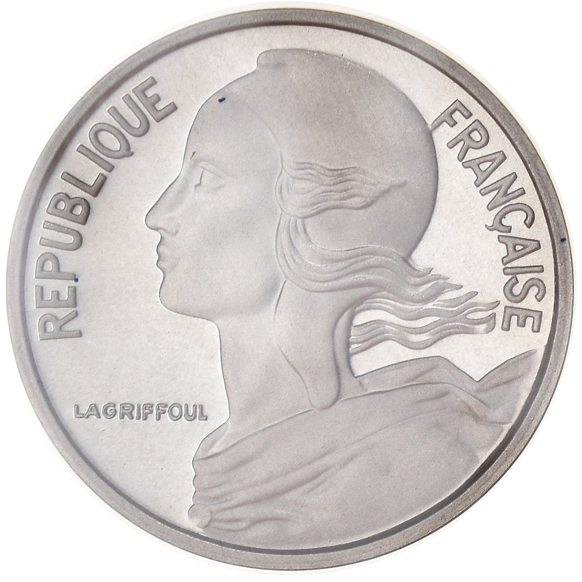 Coin, France, Marianne, 5 Centimes, 1972, Paris, Piéfort, MS(65-70), Silver