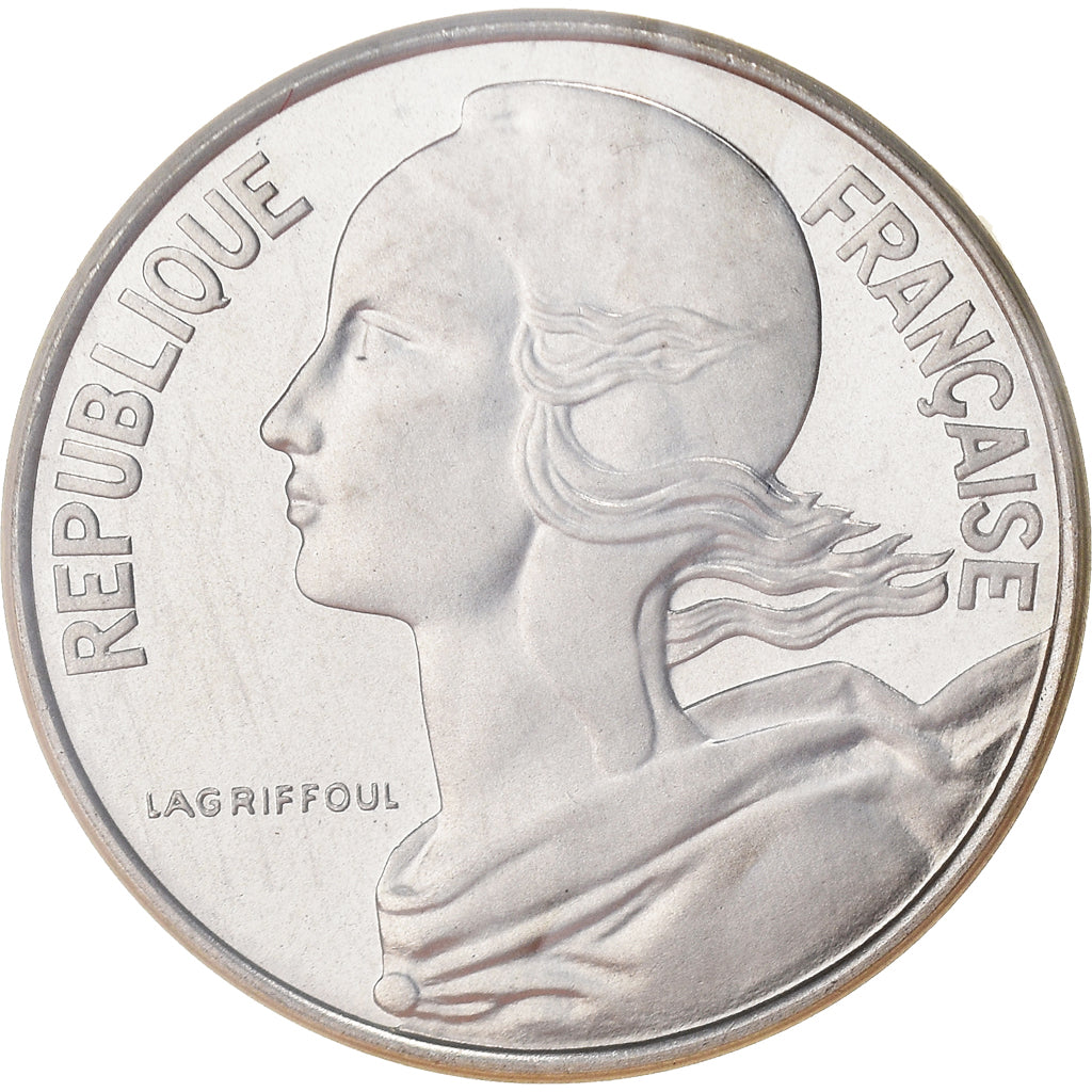 Coin, France, Marianne, 10 Centimes, 1972, Paris, Piéfort, MS(65-70), Silver