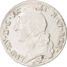 Francia, Louis XV, Écu au bandeau, 1765, Bayonne, MB, Argento, KM:512.12