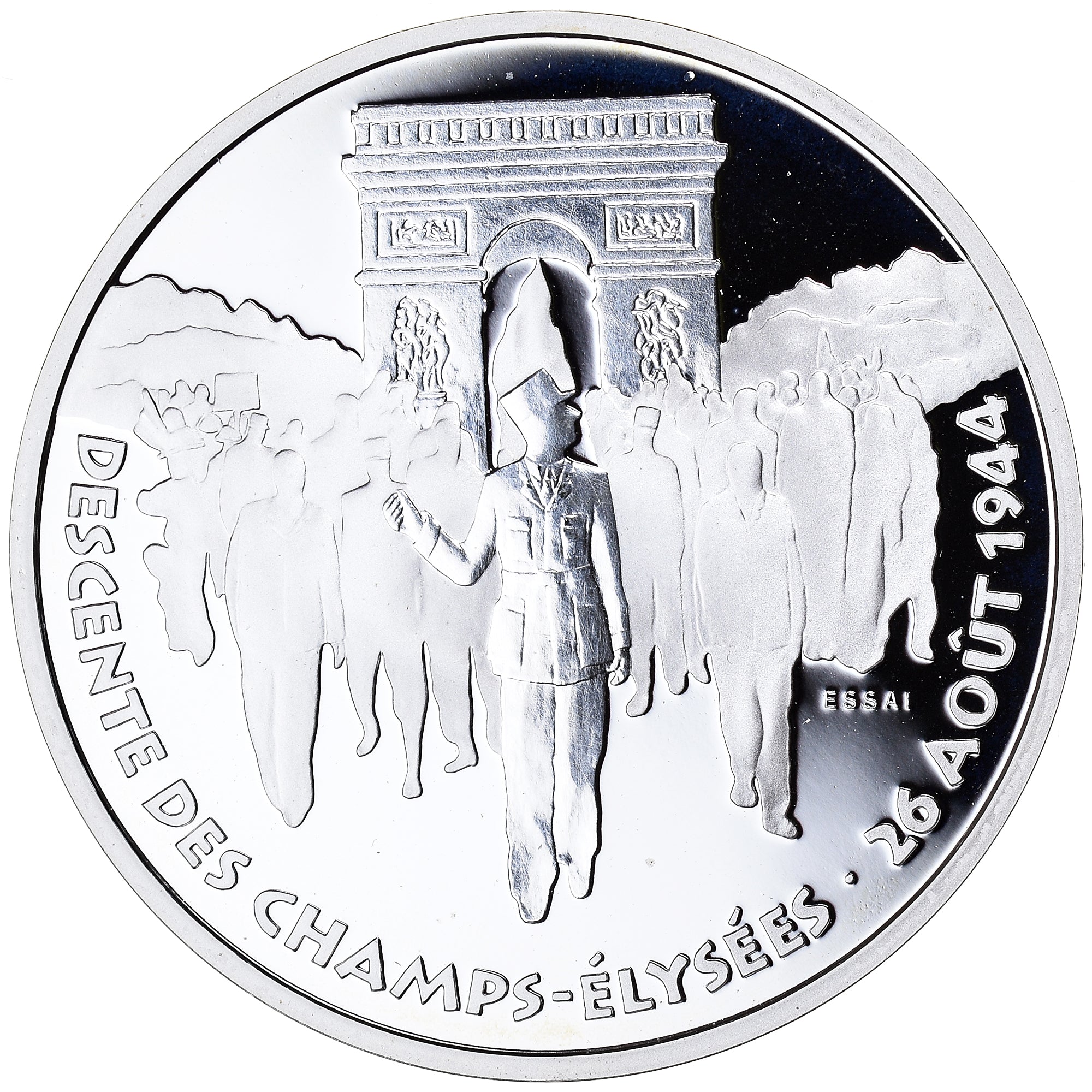 Coin, France, Libération de Paris, 100 Francs, 1994, Essai Proof, MS(65-70)