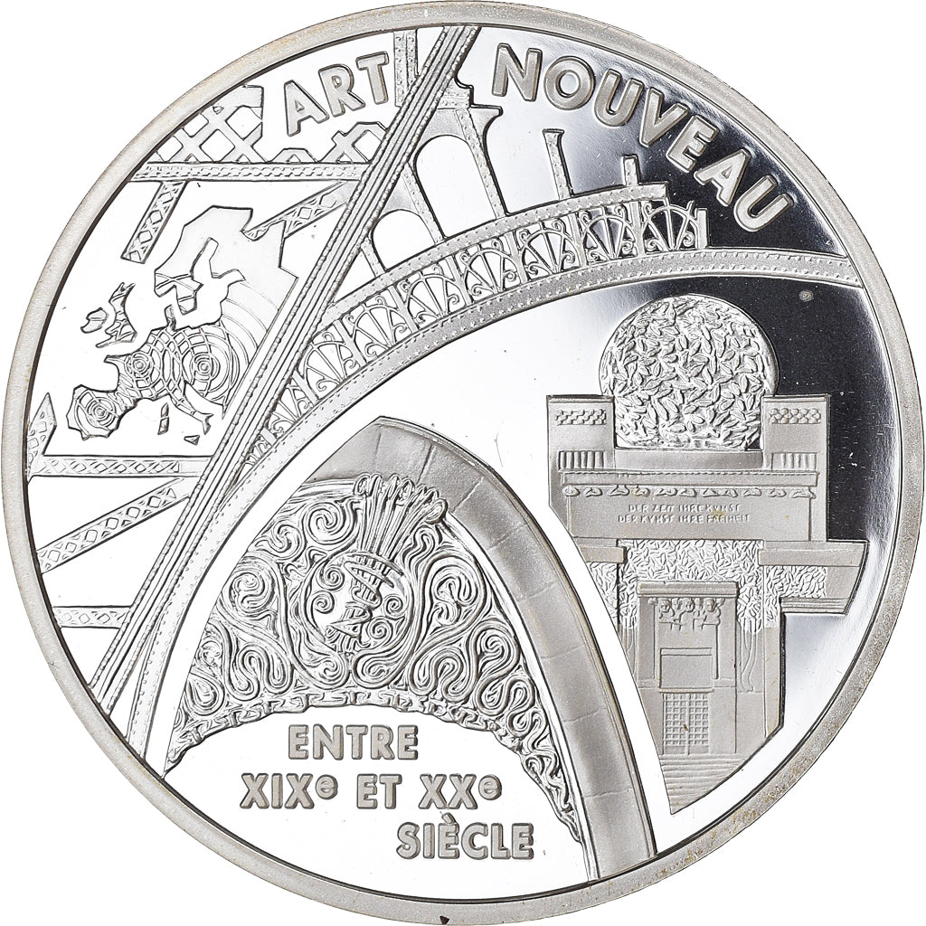 Moneda, Francia, Europa - L'art nouveau, 6.55957 Francs, 2000, Paris, Proof