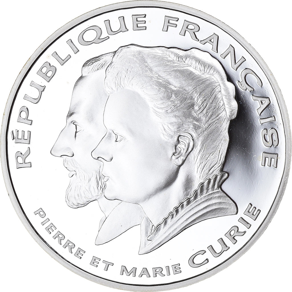 Coin, France, Pierre and Marie Curie, 100 Francs, 1997, Paris, BE, MS(65-70)