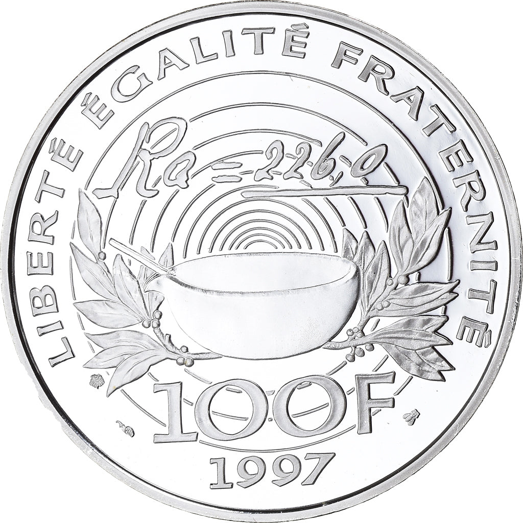 Coin, France, Pierre and Marie Curie, 100 Francs, 1997, Paris, BE, MS(65-70)