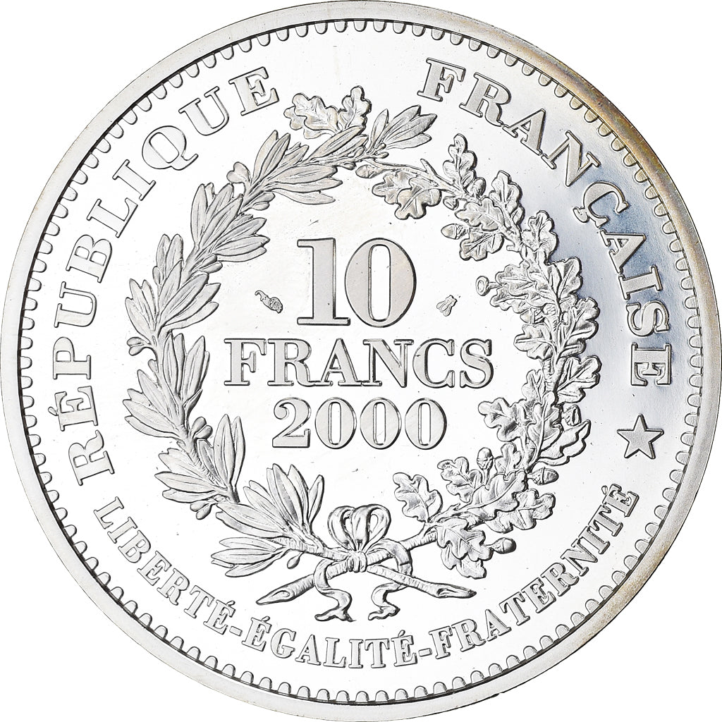 Moneta, Francia, Le Franc d'Henri III, 10 Francs, 2000, Paris, Proof, SPL+