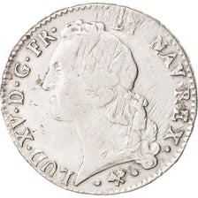 Francia, Louis XV, Écu au bandeau, 1767, Bayonne, BC+, Plata, KM:512.12