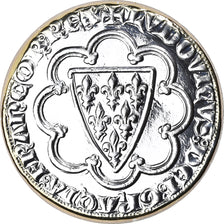 Munten, Frankrijk, Ecu d'Or de Saint-Louis, 10 Francs, 2000, Paris, BE, FDC