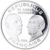 Coin, France, De Gaulle - Adenauer, Libération, 100 Francs, 1994, Proof / BE