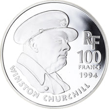 Coin, France, Churchill, Libération, 100 Francs, 1994, Proof / BE, MS(65-70)