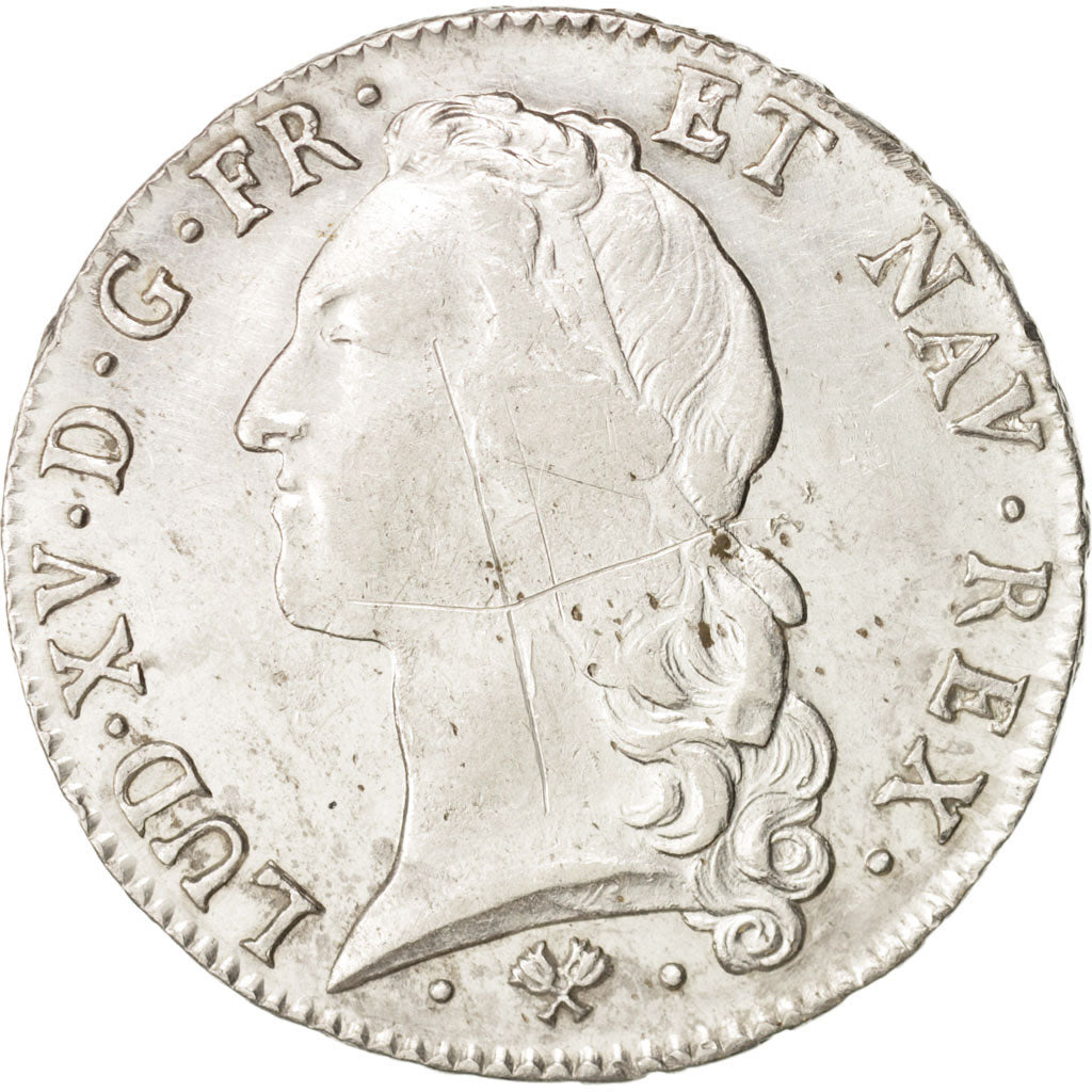 France, Louis XV, Écu au bandeau, 1769, Bayonne, VF(30-35), Silver, KM 512.12
