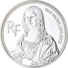 Francia, 1-1/2 Euro, Mona Lisa, 2003, Paris, BE, FDC, Argento, Gadoury:EU33