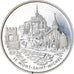 France, Mont Saint Michel, 1-1/2 Euro, 2002, Paris, BE, MS(65-70), Silver